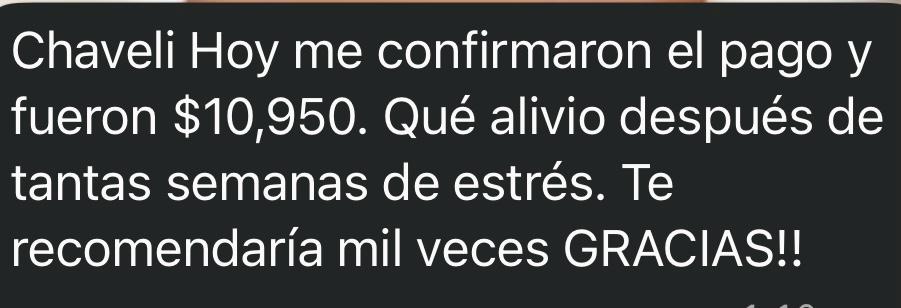 Cliente recibió $10,950 de compensación